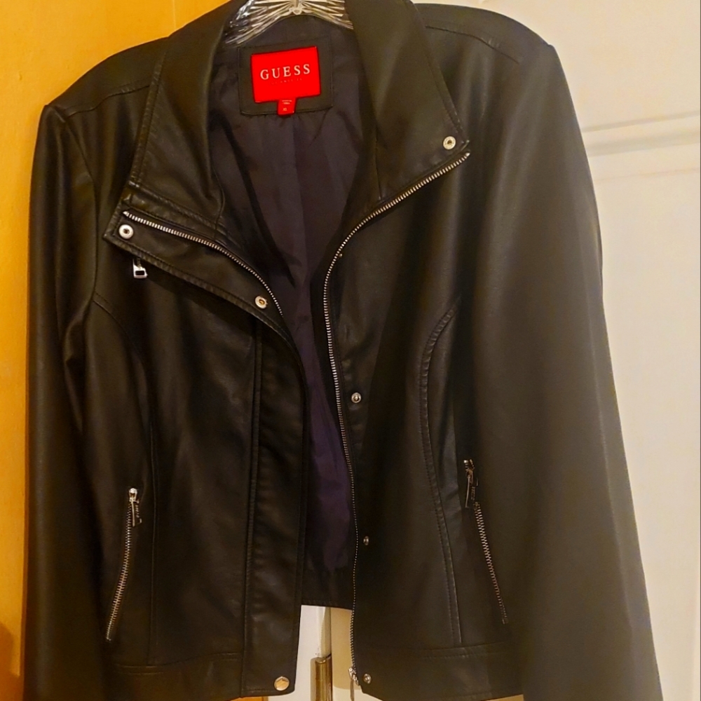 Guess Faux Leather Jacket